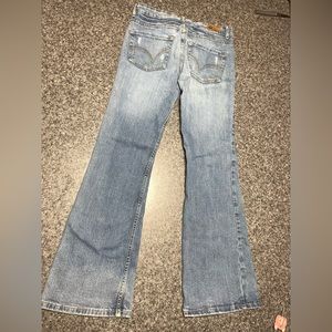 Womens distressed bootcut Refuge Jeans size 5.